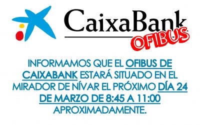 Ofibus de CaixaBank mes de Marzo 2023