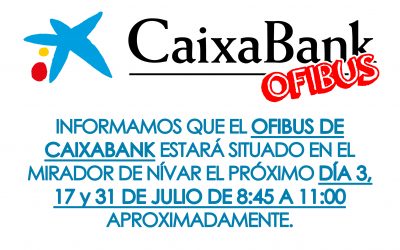 Ofibus de Caixabank mes de Julio 2026
