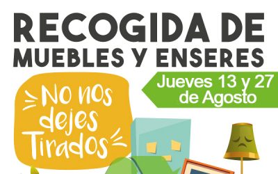Recogida de Enseres Mes de Agosto 2026